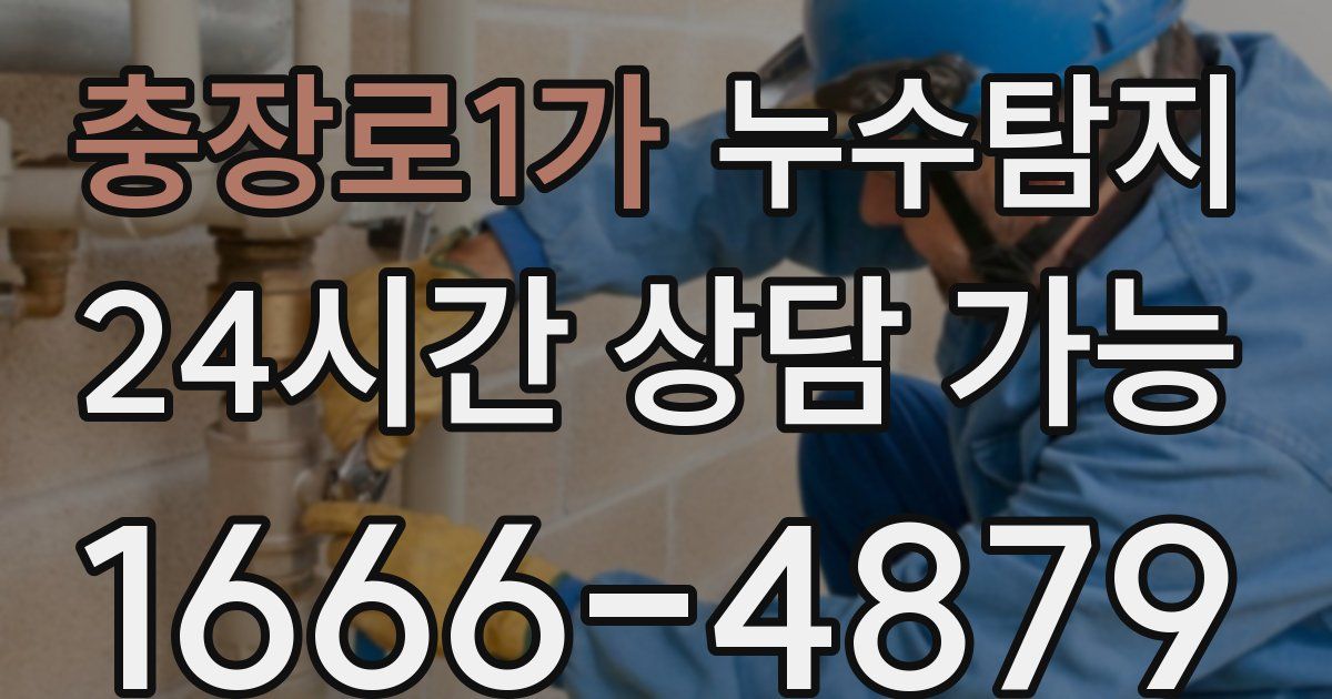 충장로1가 누수