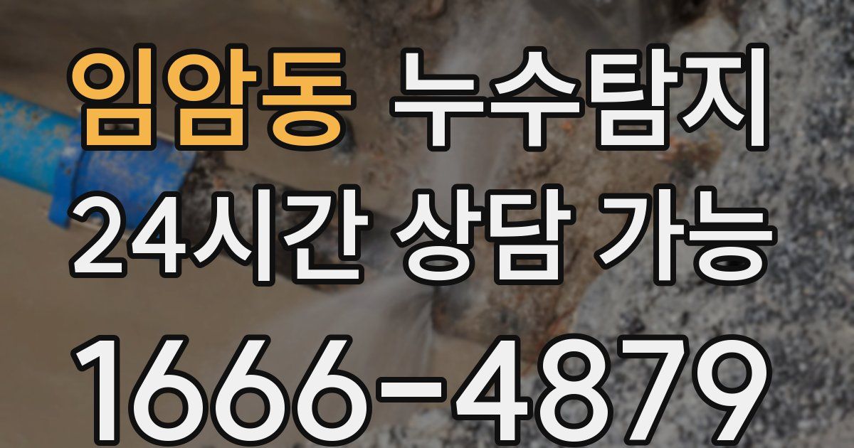 임암동 누수