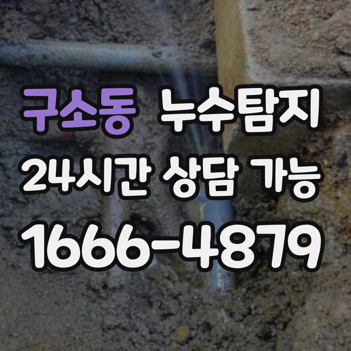 구소동 누수탐지