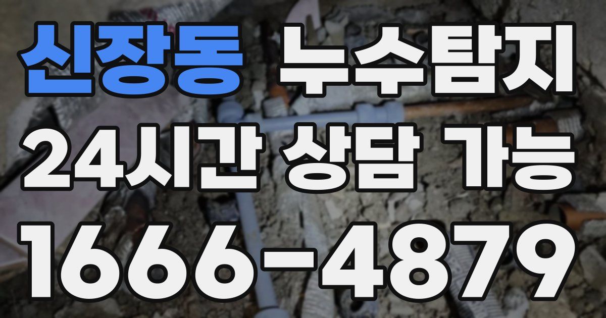 신장동 누수