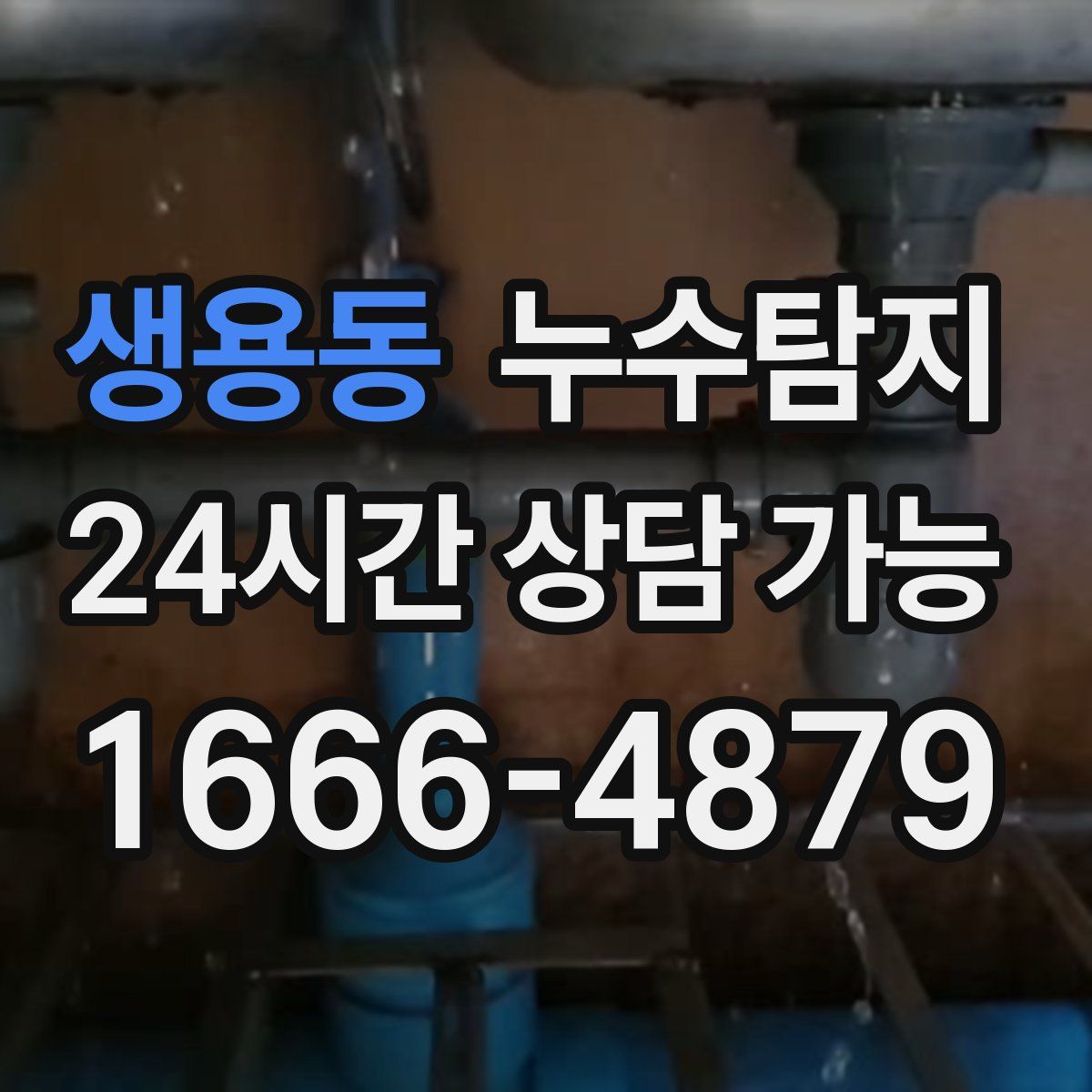 생용동 누수탐지