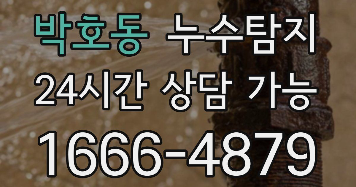 박호동 누수