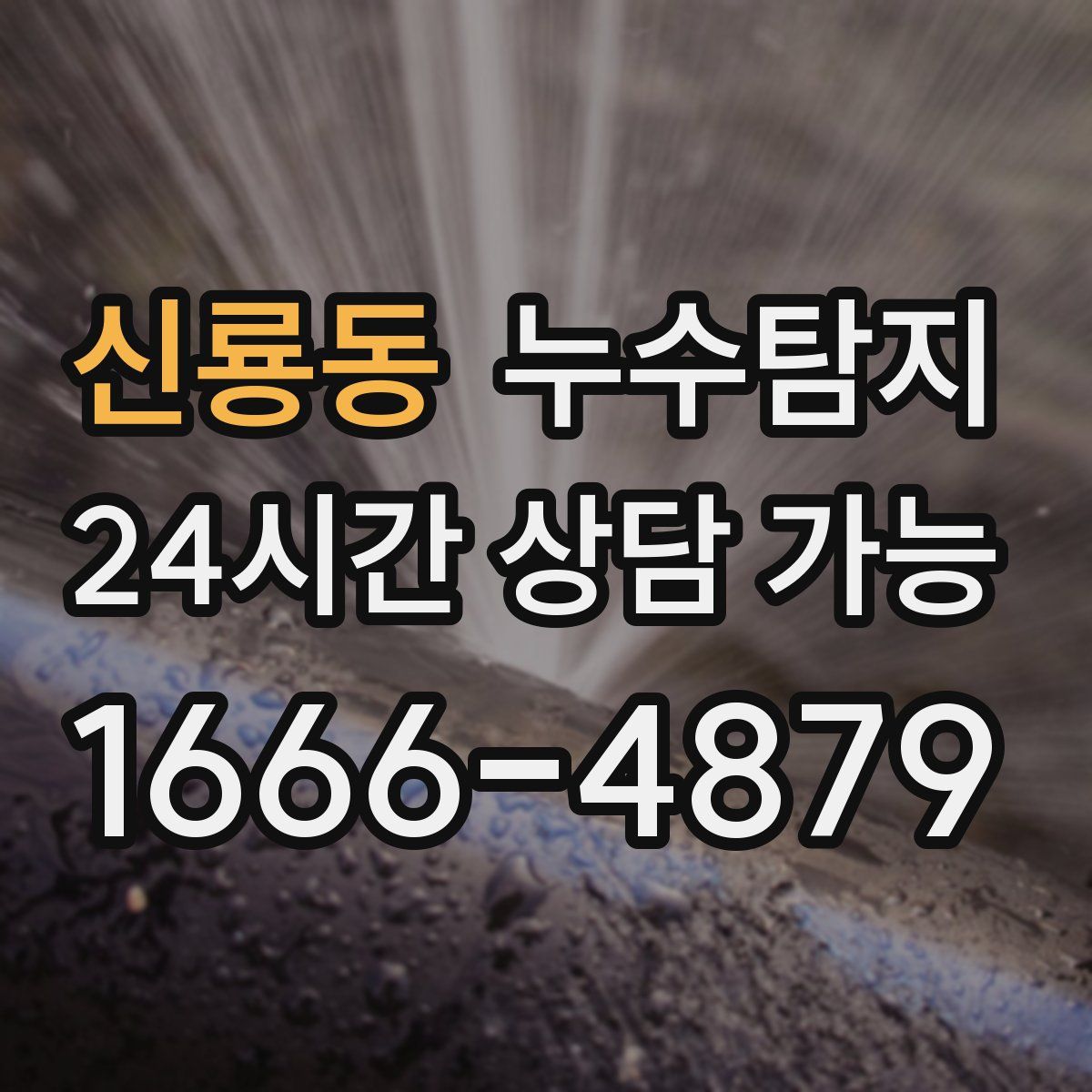 신룡동 누수탐지