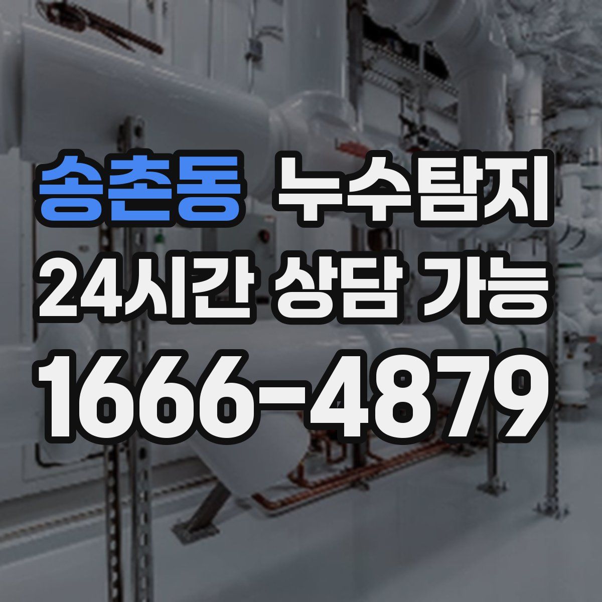 송촌동 누수탐지