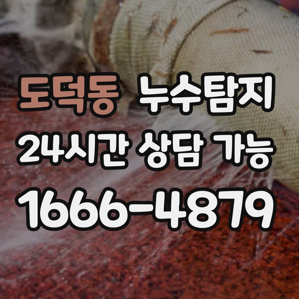 도덕동 누수탐지 가구 뒤 곰팡이 원인 파헤치기