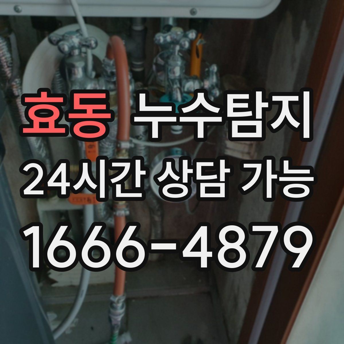 효동 누수탐지 난방 배관 누수 정밀 탐지