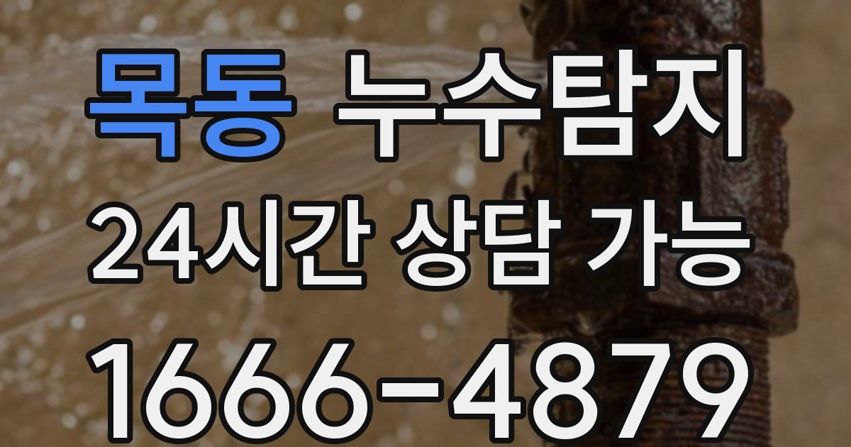 목동 누수