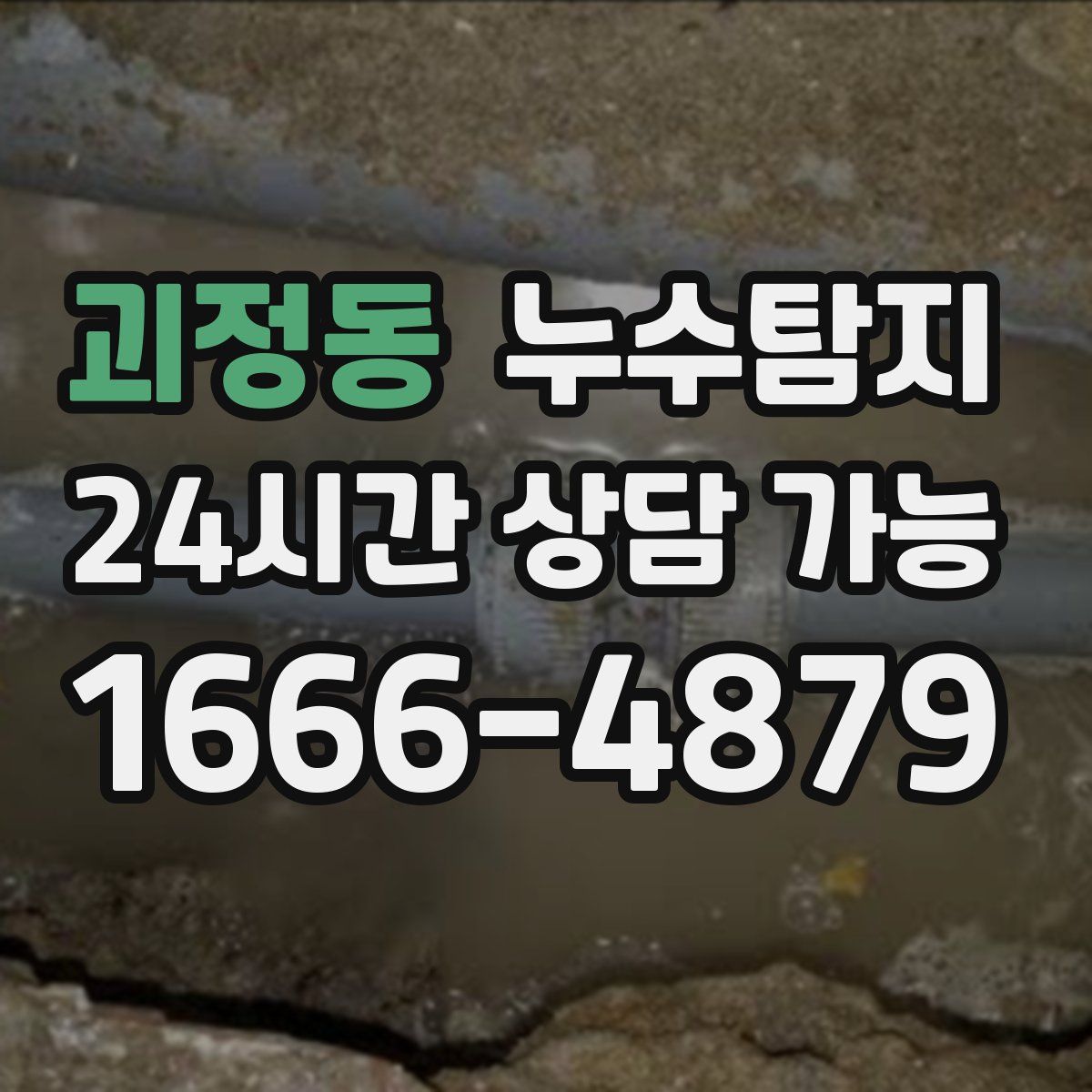 괴정동 누수탐지