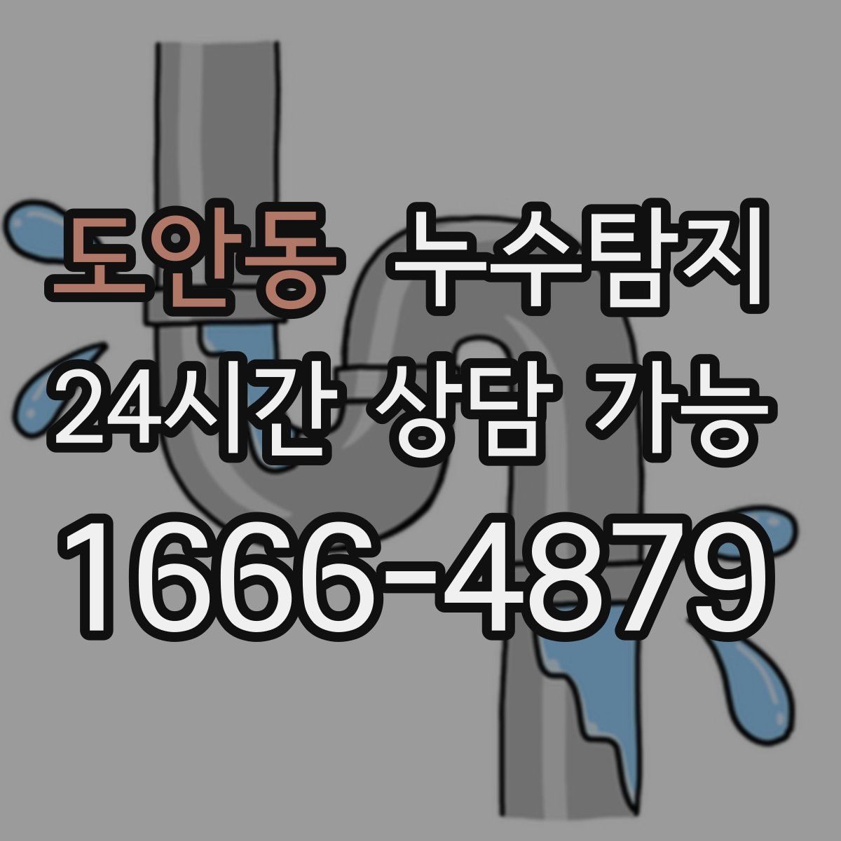도안동 누수탐지