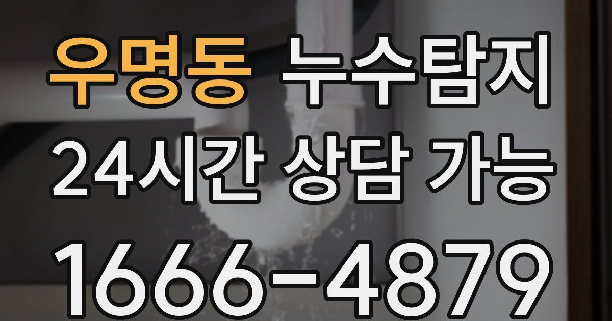 우명동 누수
