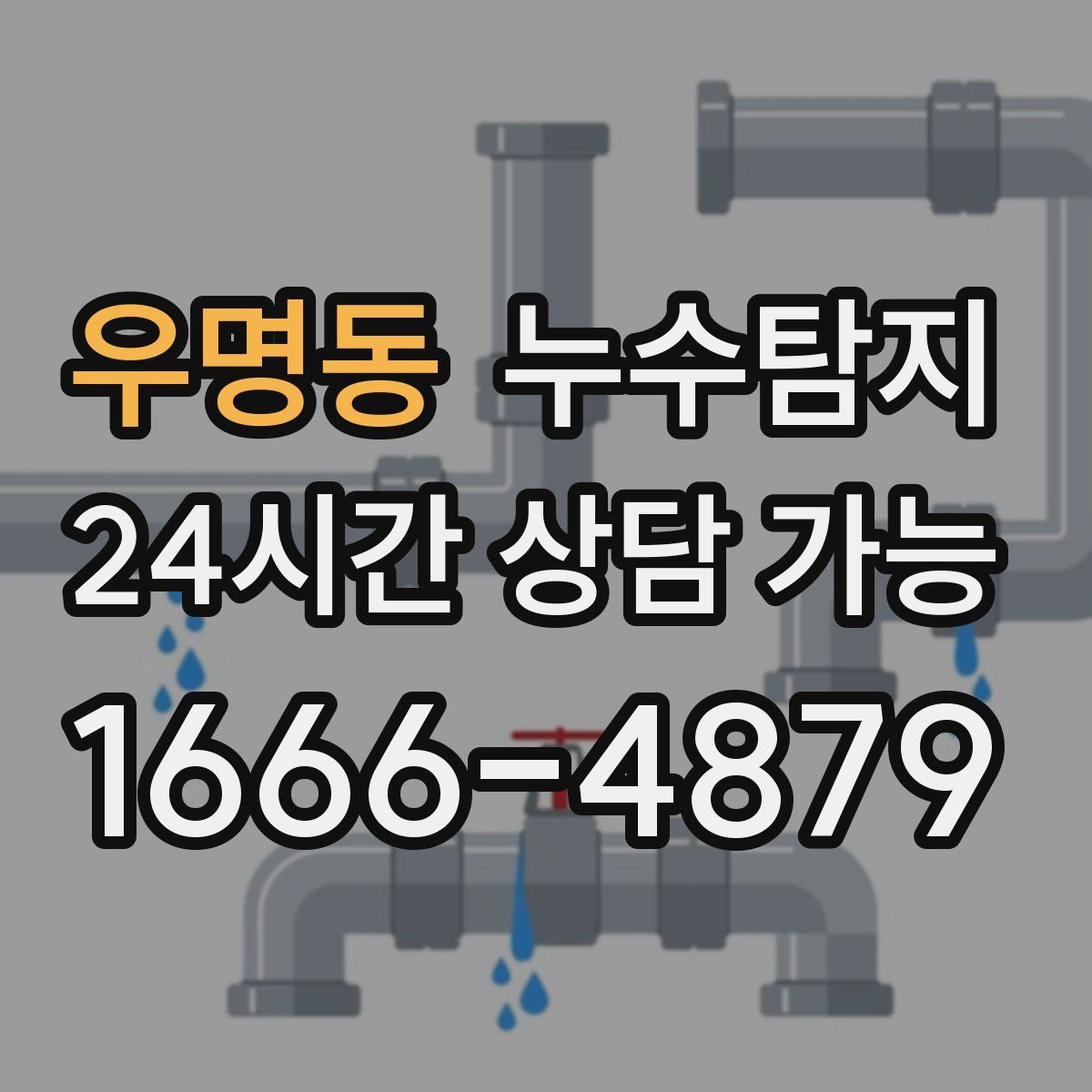 우명동 누수탐지