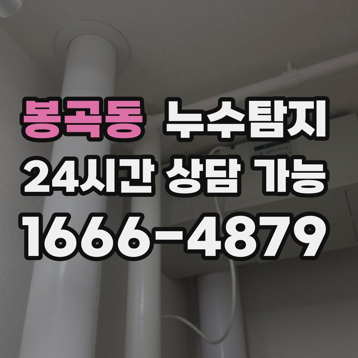 봉곡동 누수탐지