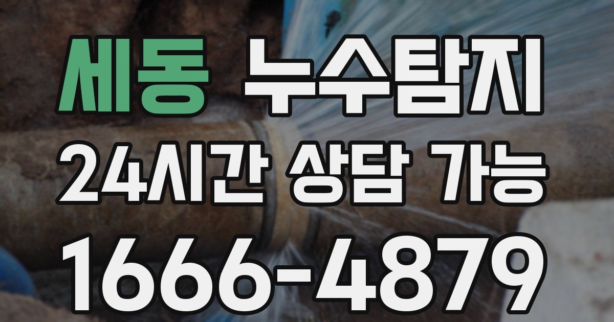 세동 누수
