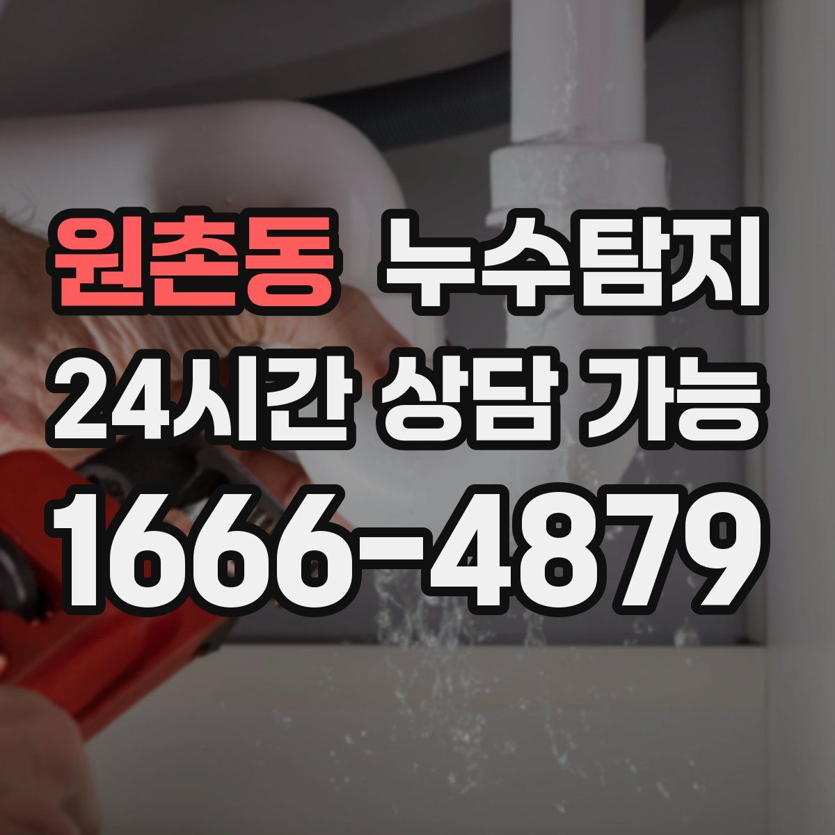 원촌동 누수탐지