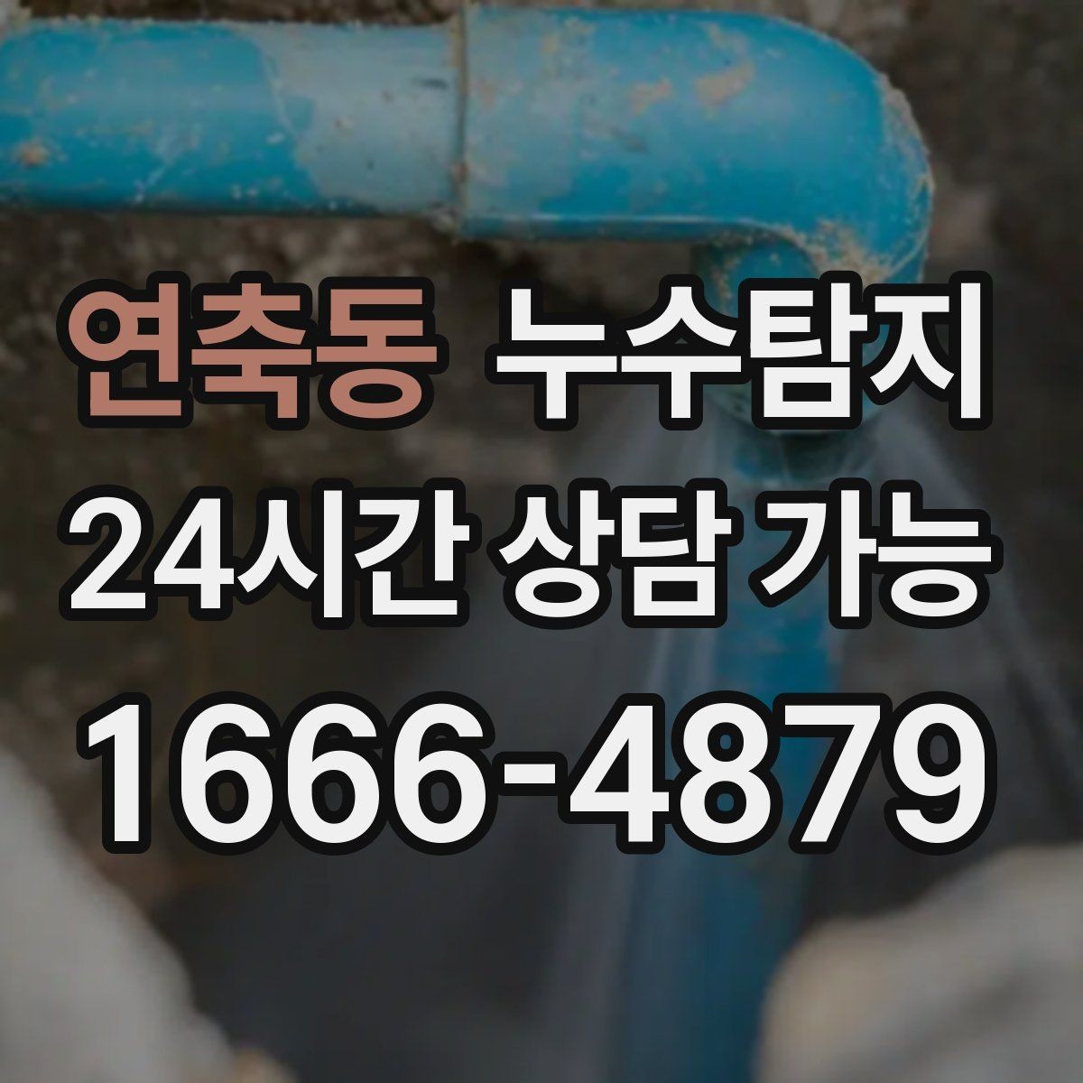 연축동 누수탐지 해결 빠르면 빠를수록 좋습니다