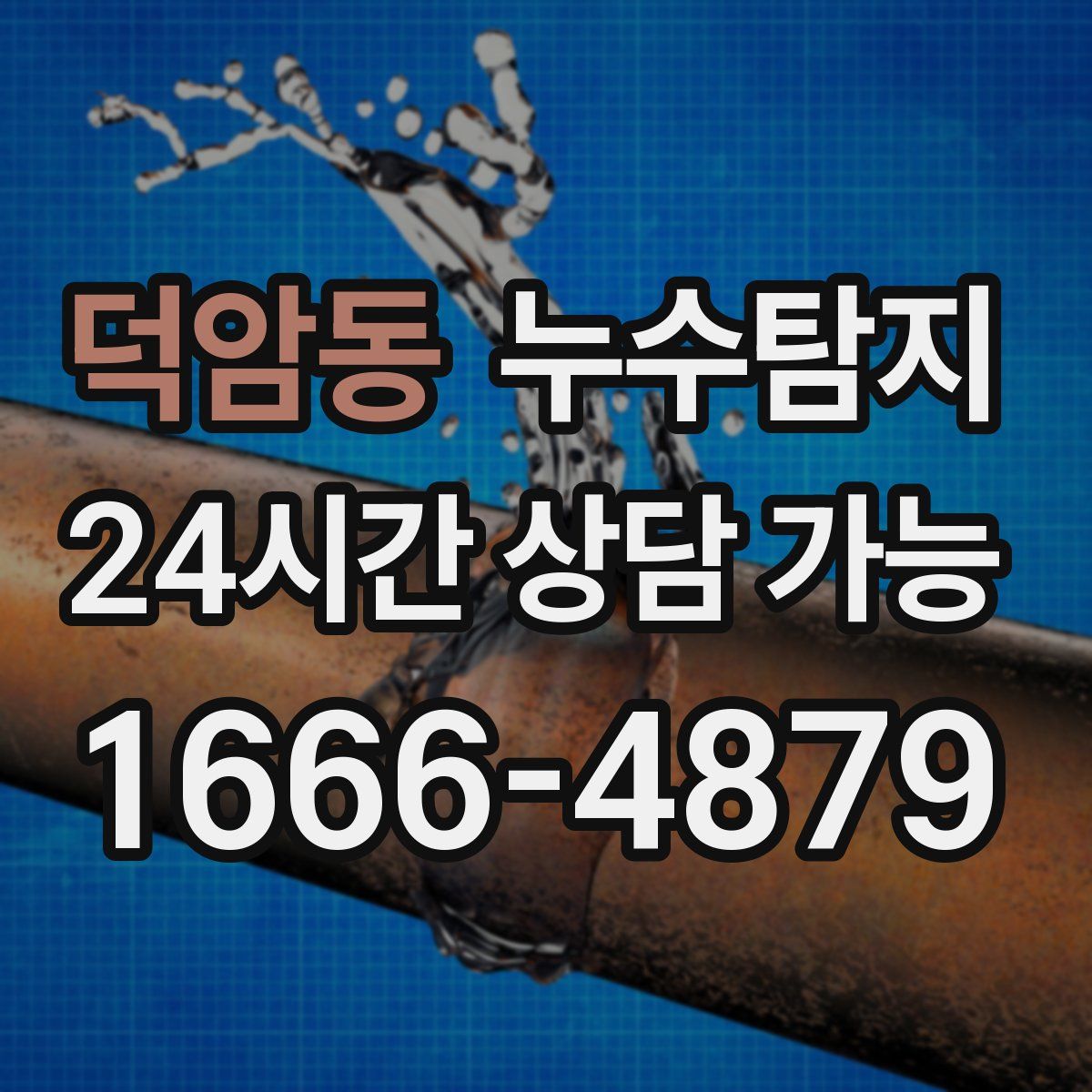 덕암동 누수탐지