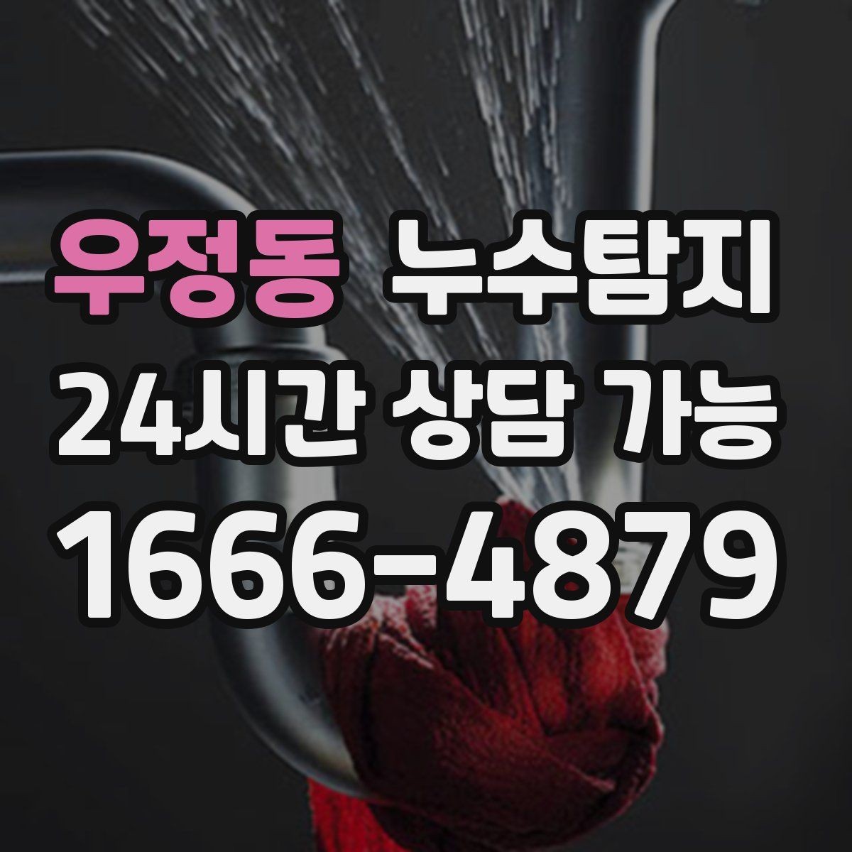 우정동 누수탐지 관리사무소와 협의한 과정 기록