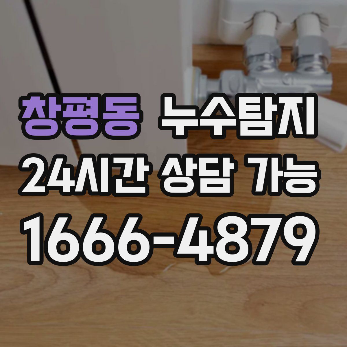 창평동 누수탐지