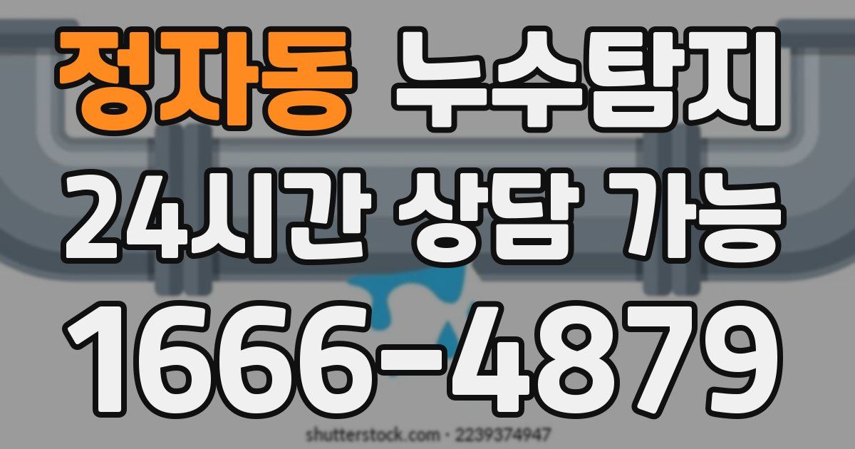 정자동 누수
