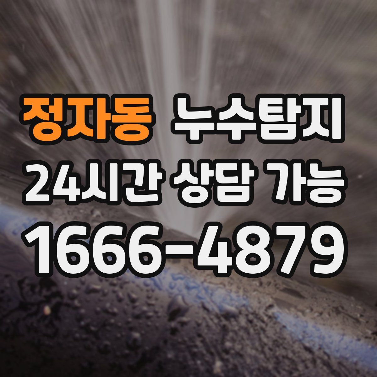 정자동 누수탐지