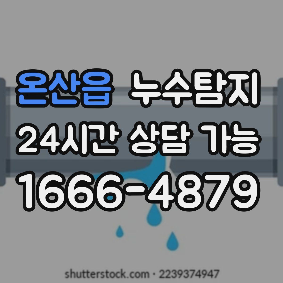 온산읍 누수탐지 의심 증상 발생 시