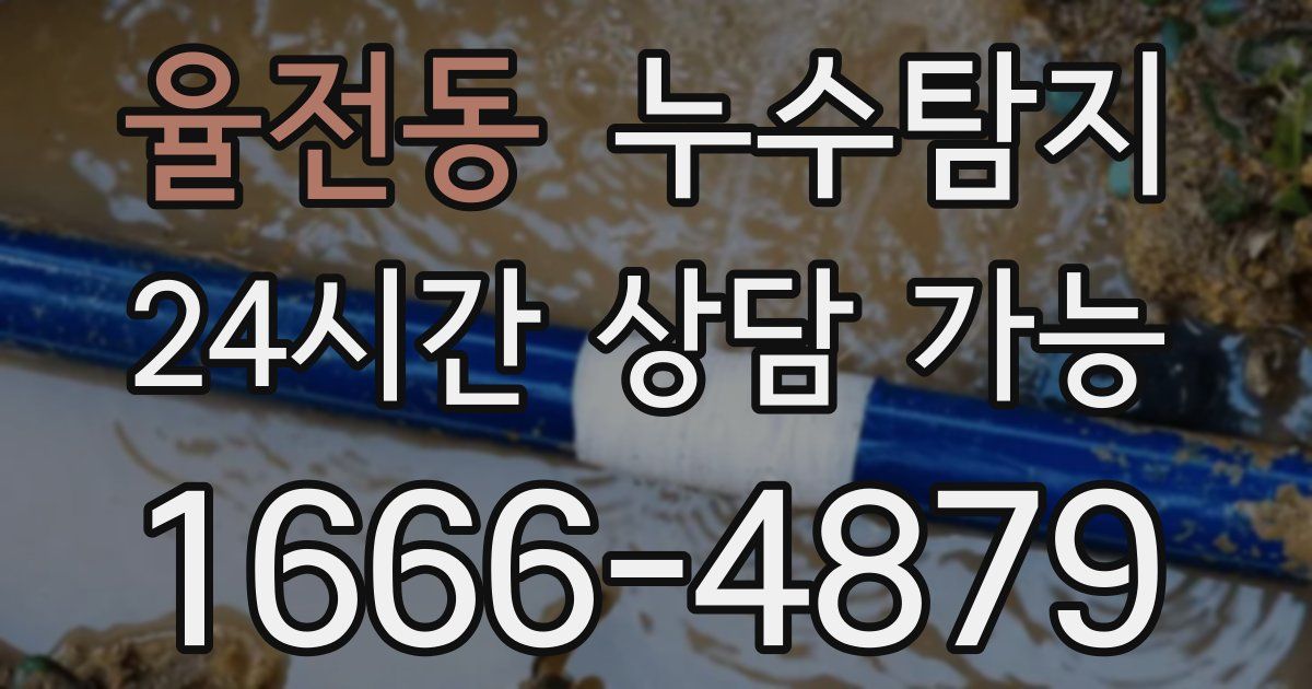 율전동 누수