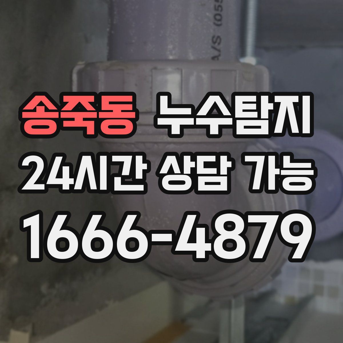 송죽동 누수탐지