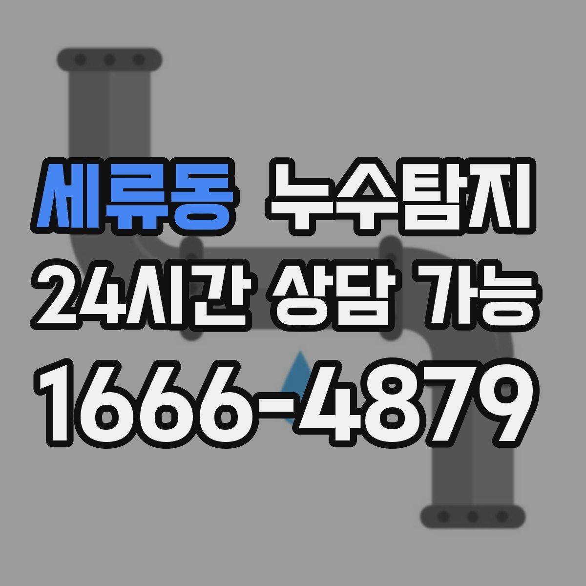 세류동 누수탐지 반지하 습기 문제 해결기