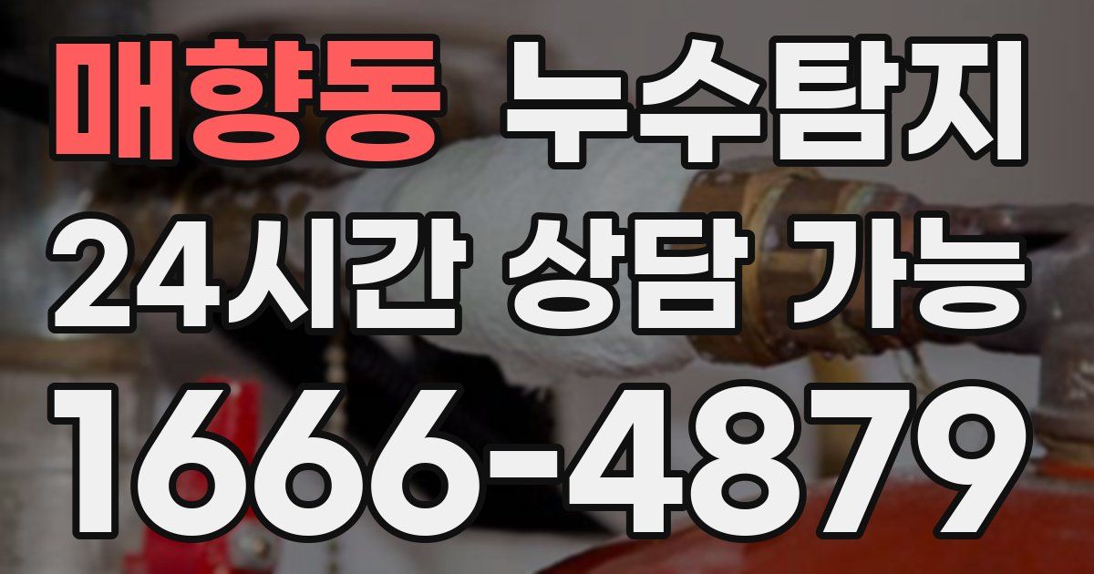 매향동 누수