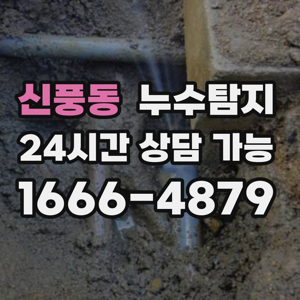 신풍동 누수탐지