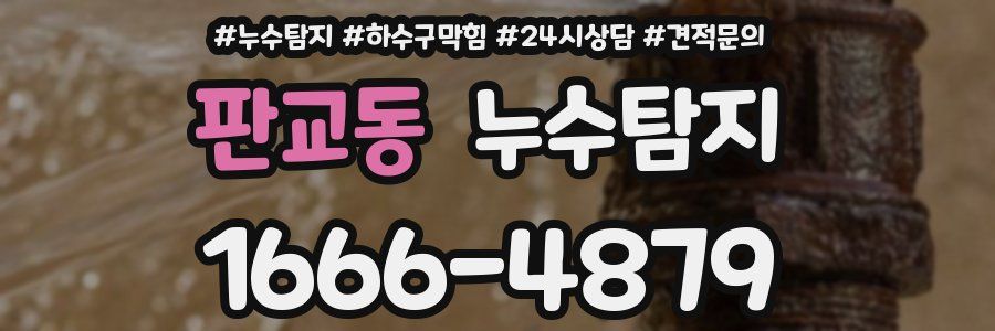 누수탐지