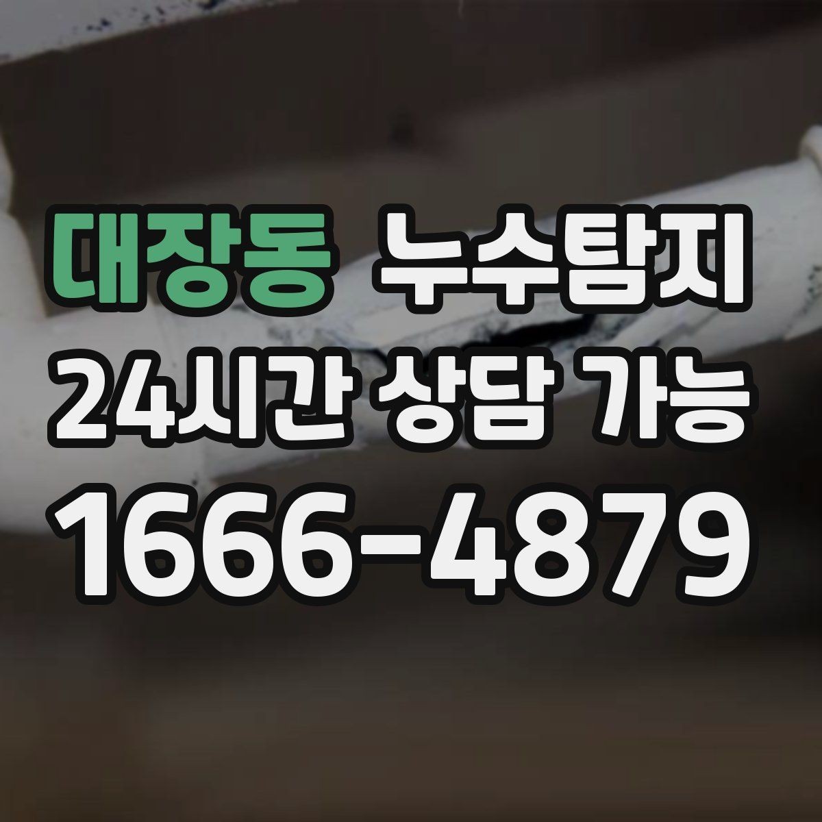 대장동 누수탐지 빠른 대처가 비용을 줄인 사례
