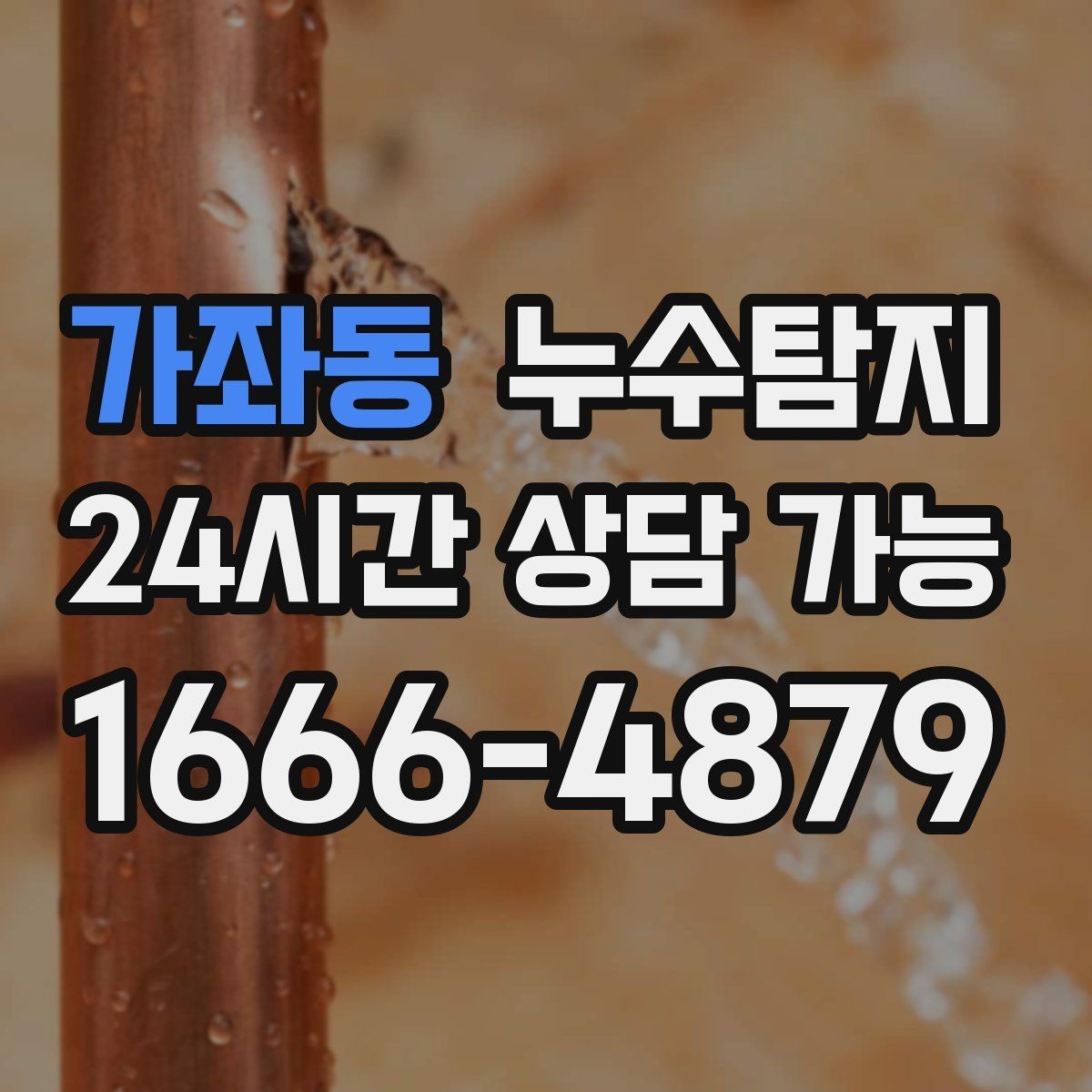 가좌동 누수탐지 보일러 온수관 누수 탐지