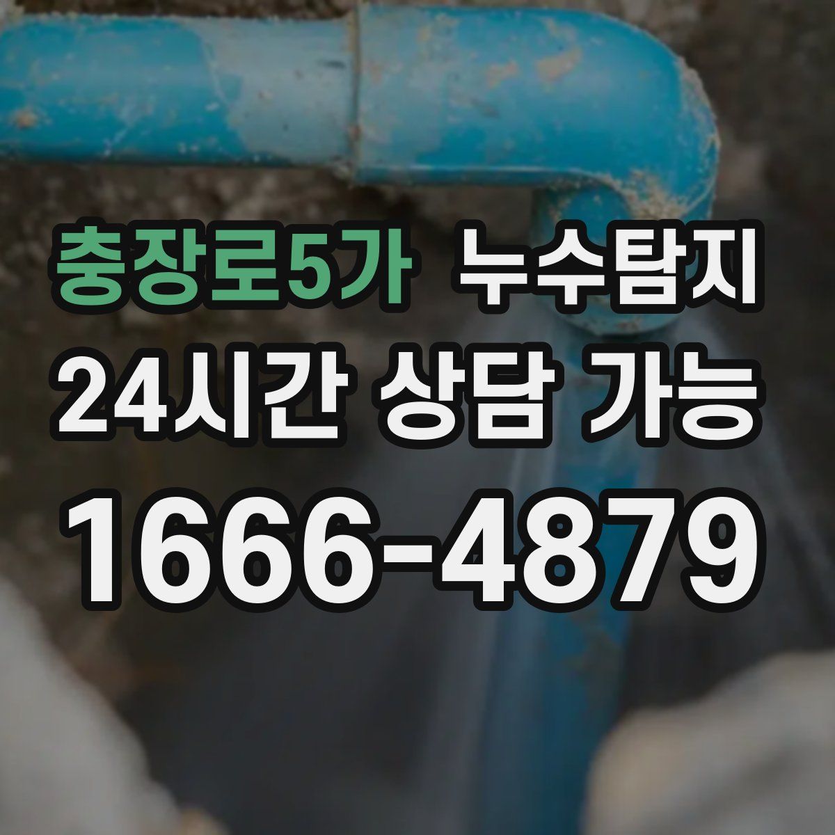 충장로5가 누수탐지