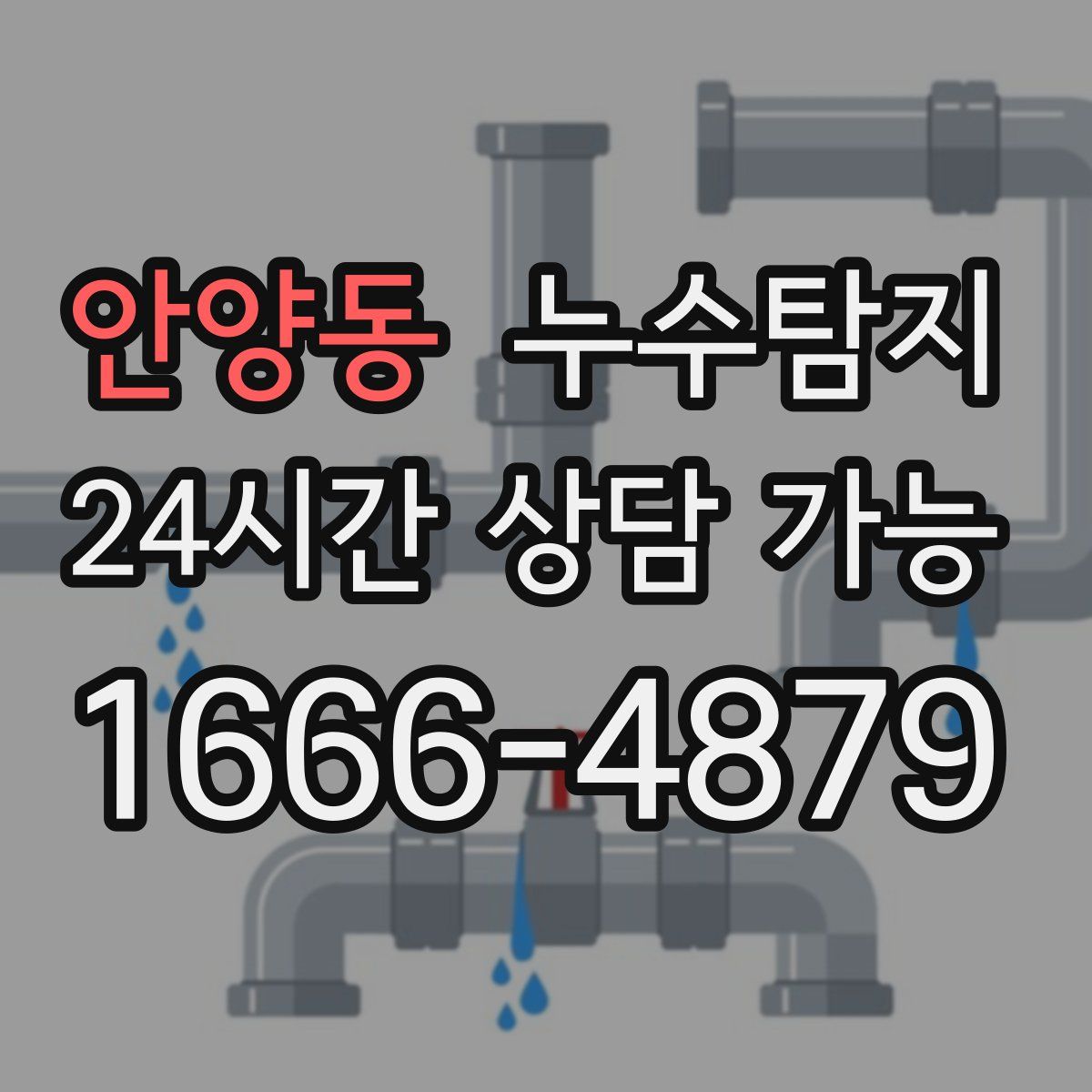 안양동 누수탐지
