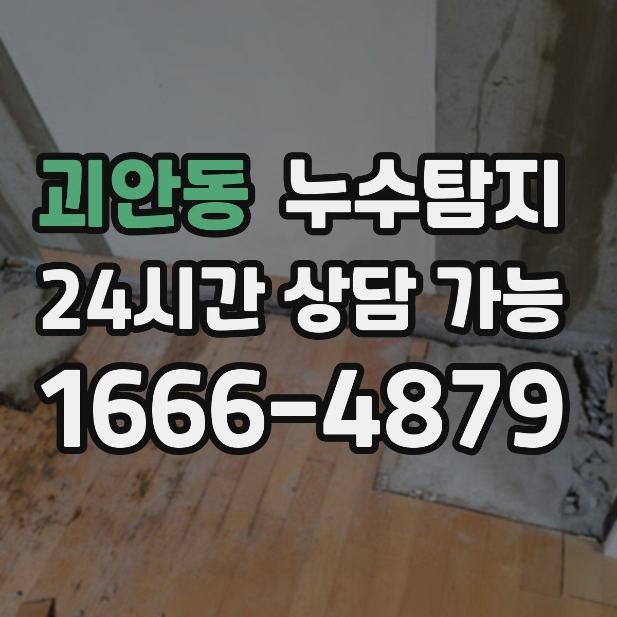 괴안동 누수탐지