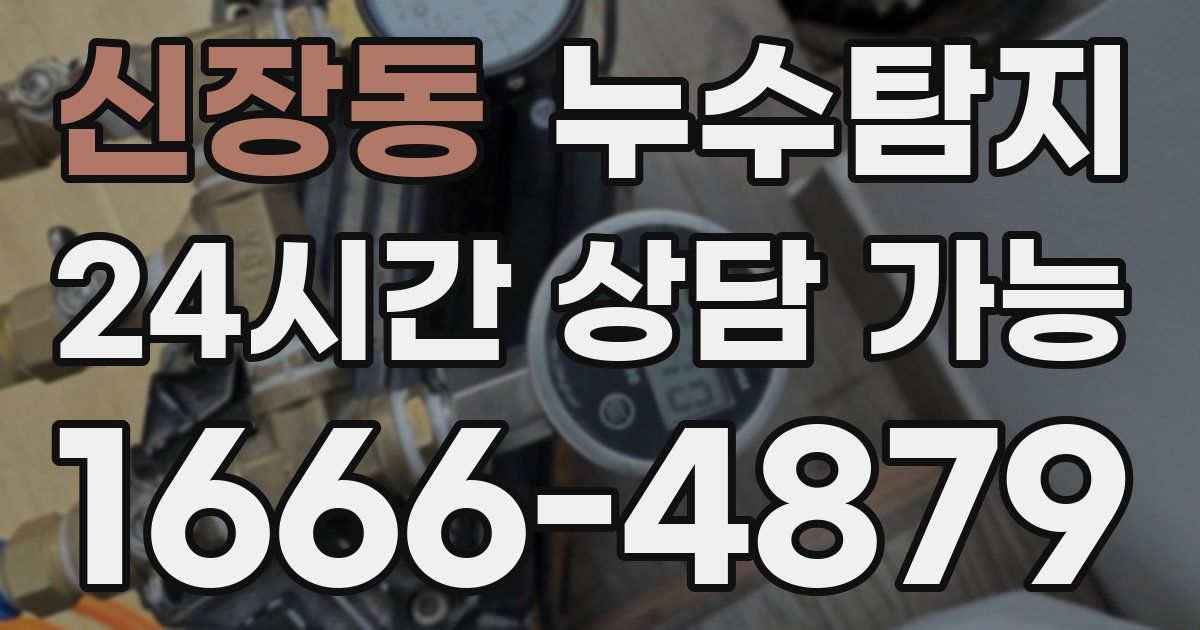 신장동 누수