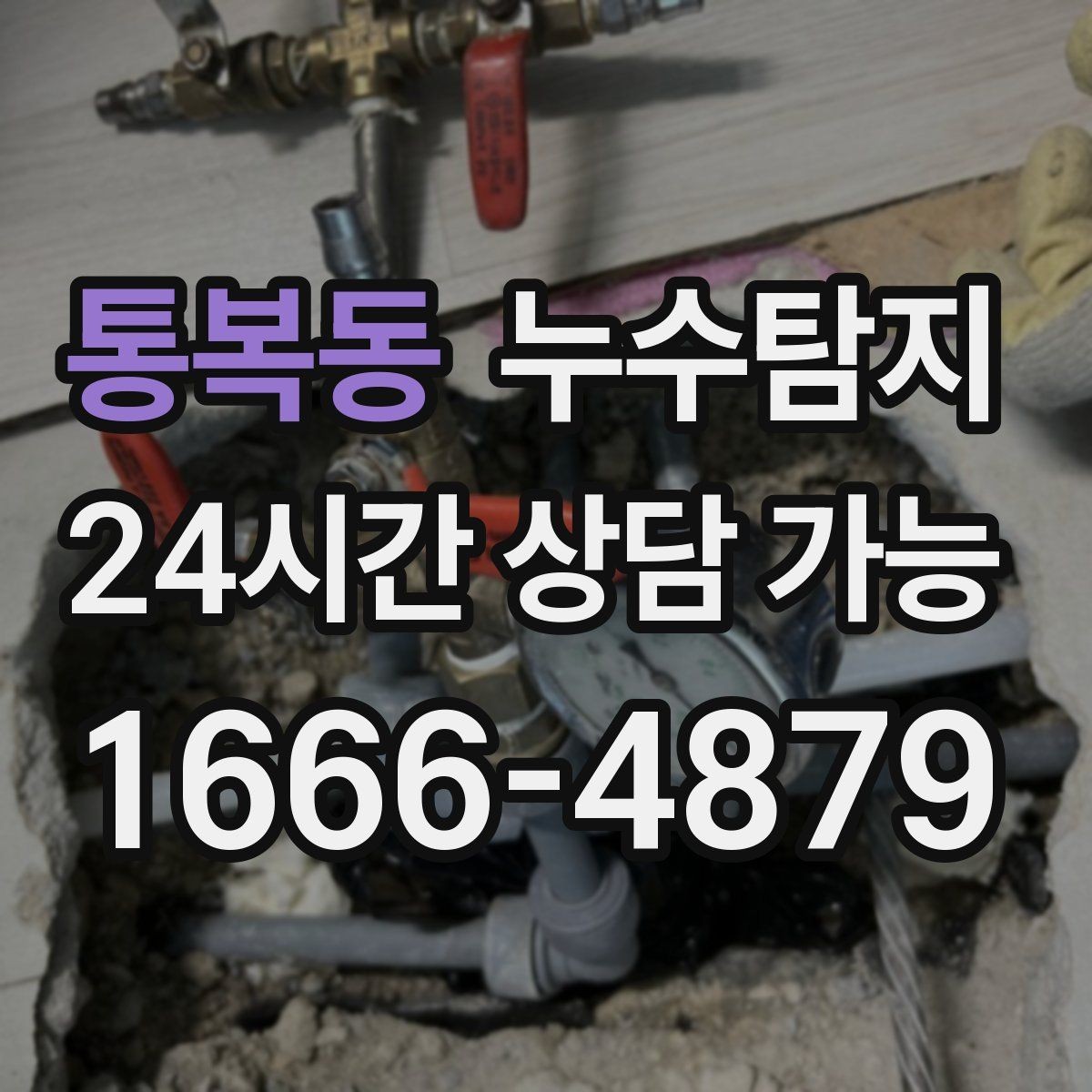 통복동 누수탐지 촬영 데이터로 확인한 변화
