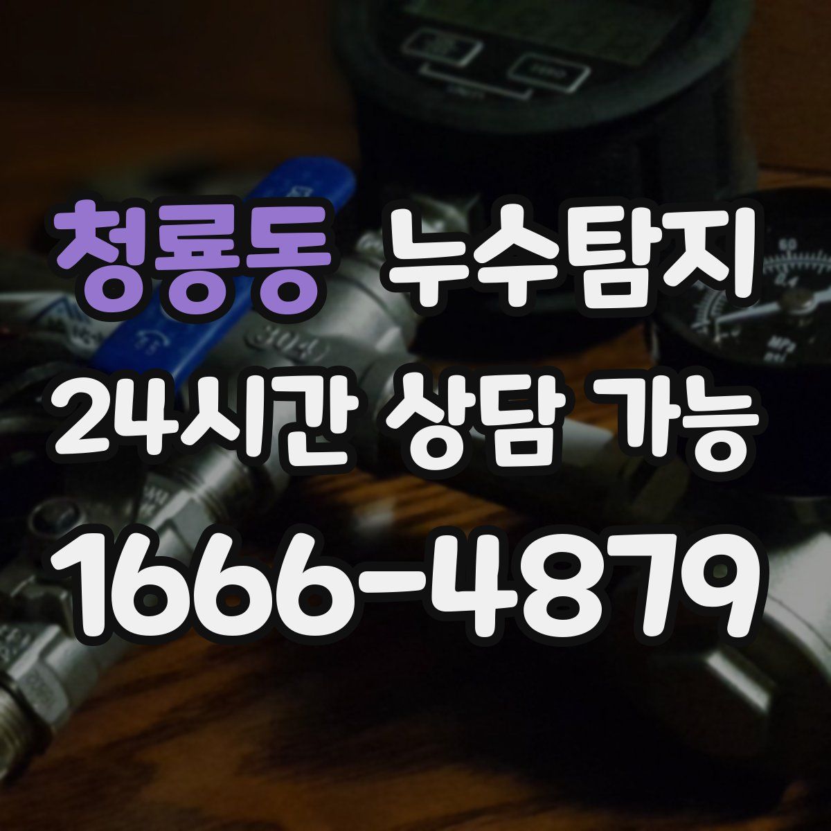 청룡동 누수탐지