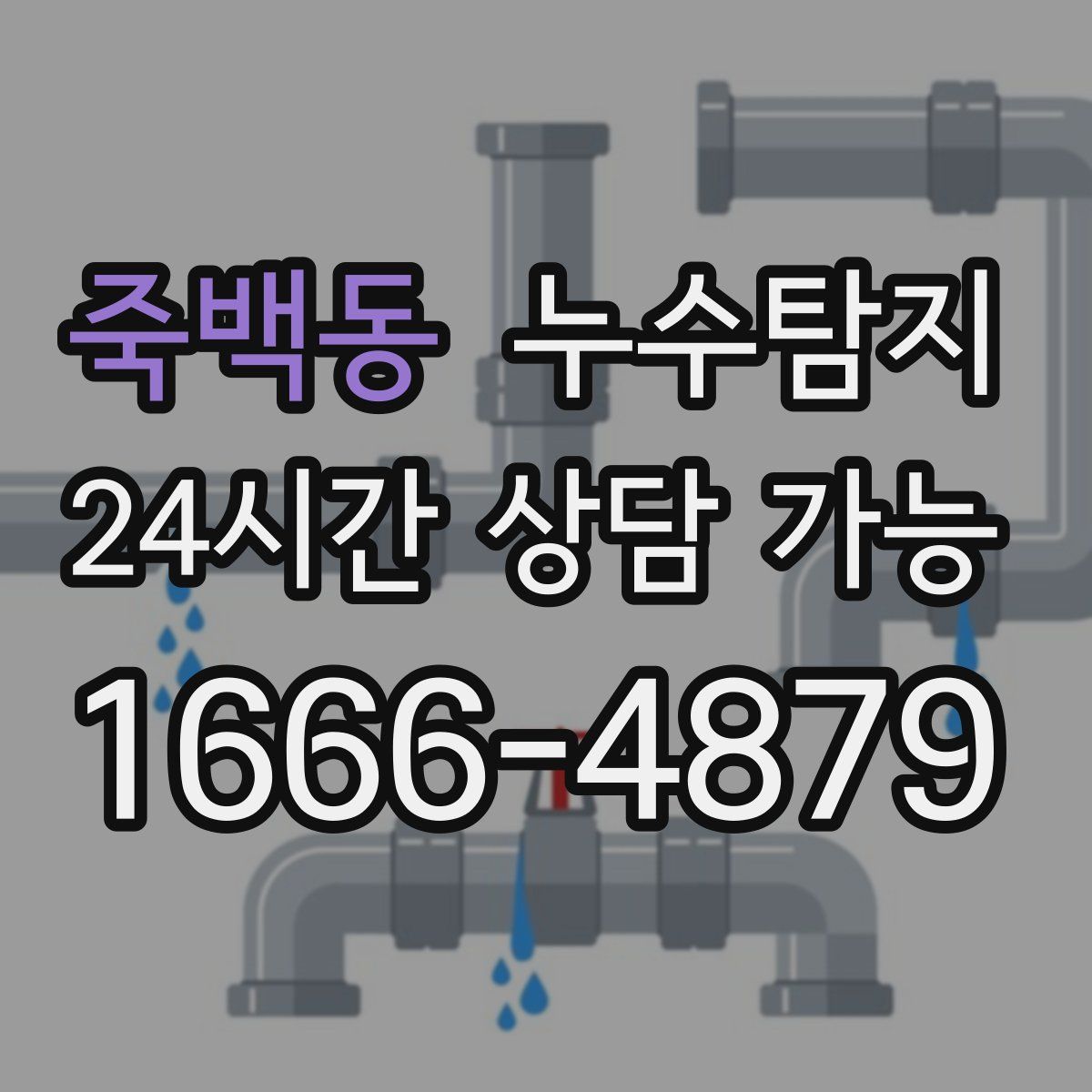 죽백동 누수탐지