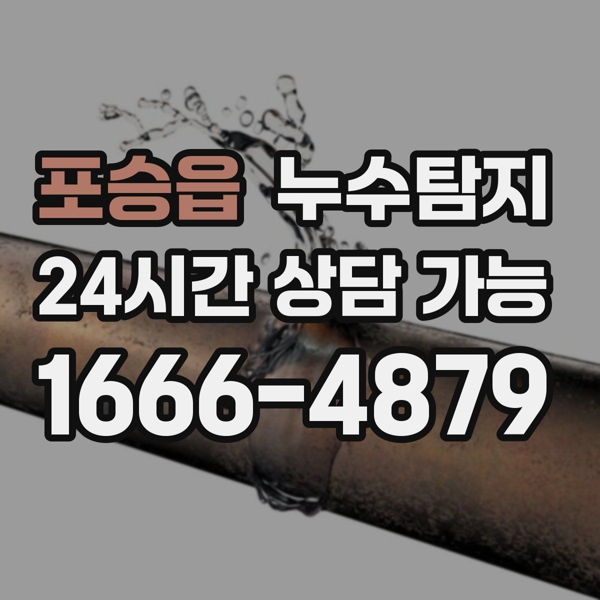 포승읍 누수탐지 사진으로 보는 전과 후 비교 사례
