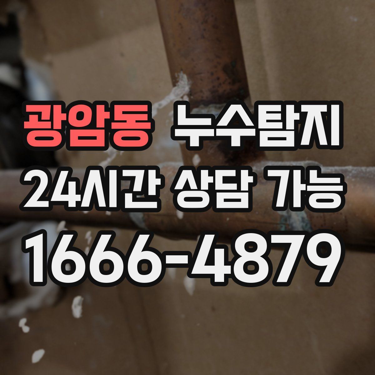 광암동 누수탐지