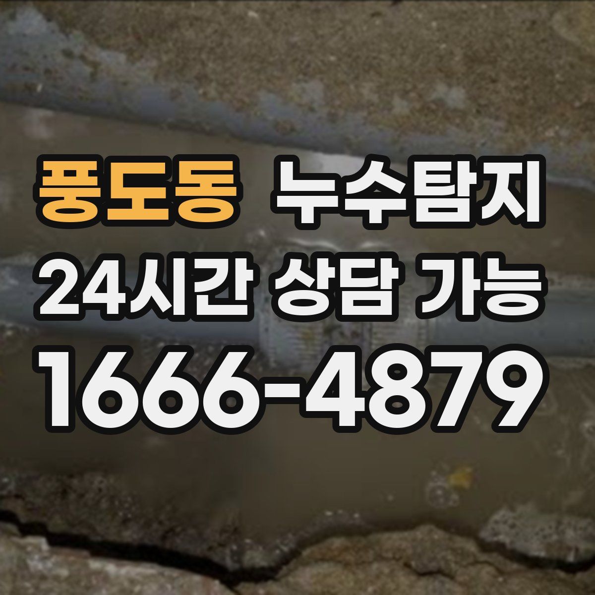 풍도동 누수탐지