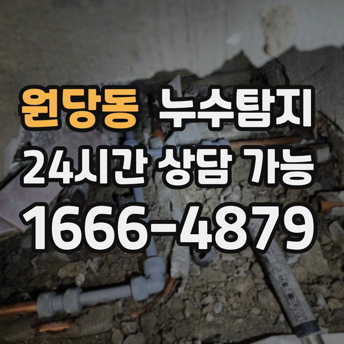 원당동 누수탐지