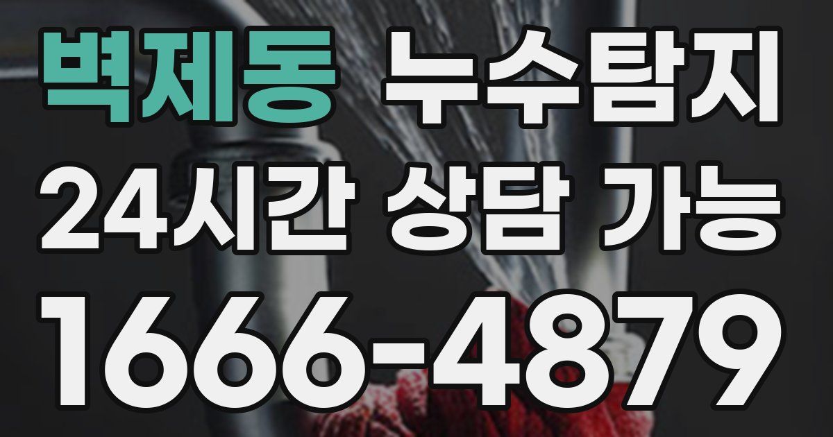 벽제동 누수