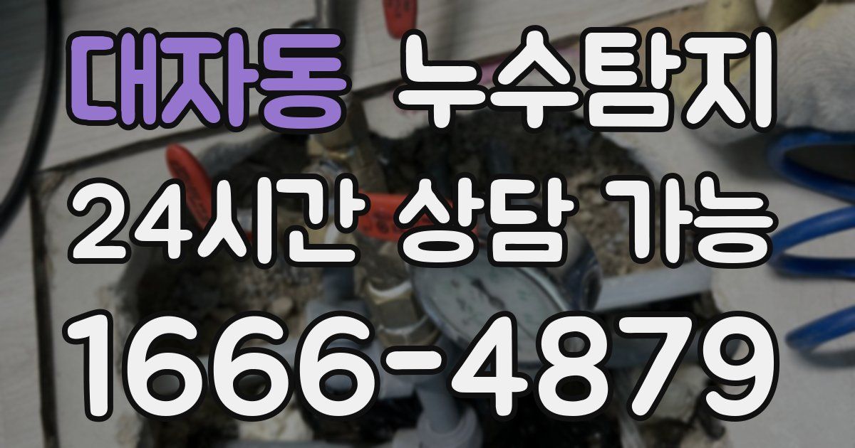 대자동 누수