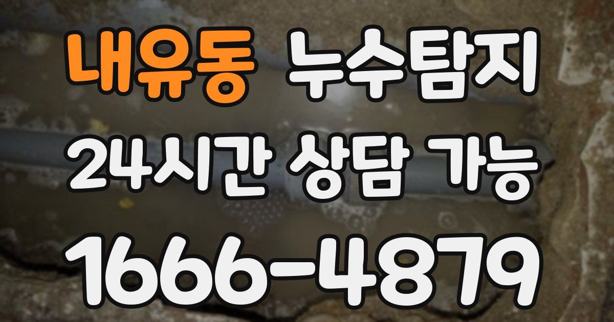 내유동 누수