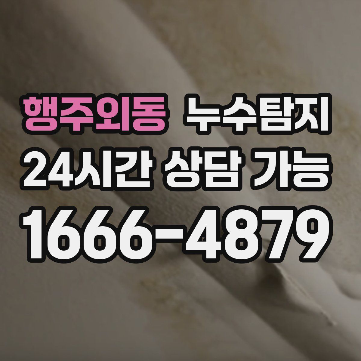행주외동 누수탐지