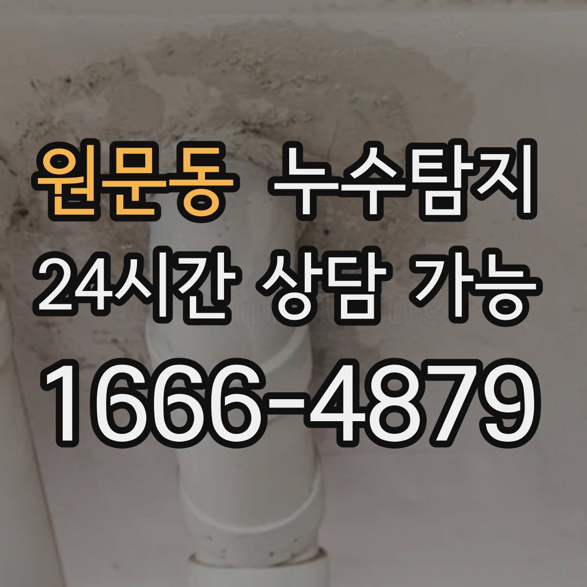 원문동 누수탐지