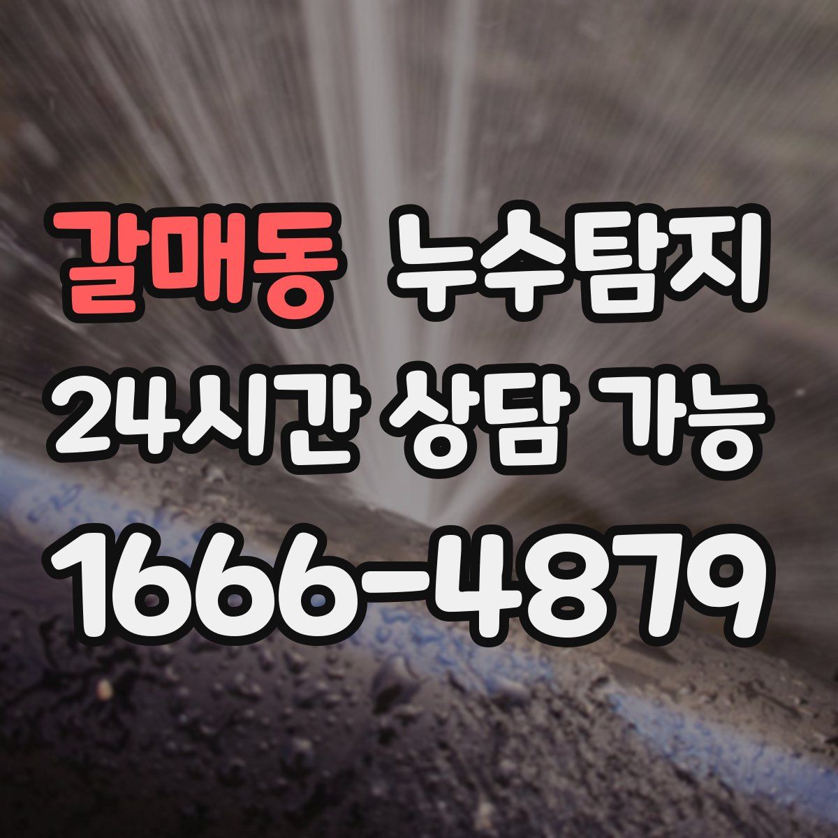 갈매동 누수탐지